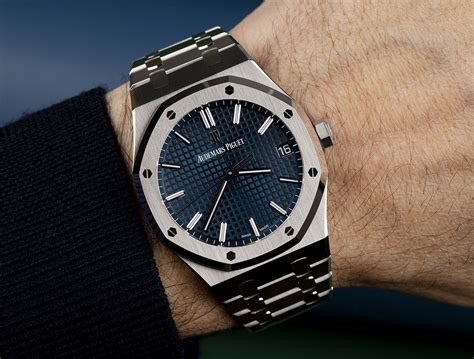 audemars piguet royal oak dark blue baton|piguet royal oak watch price.